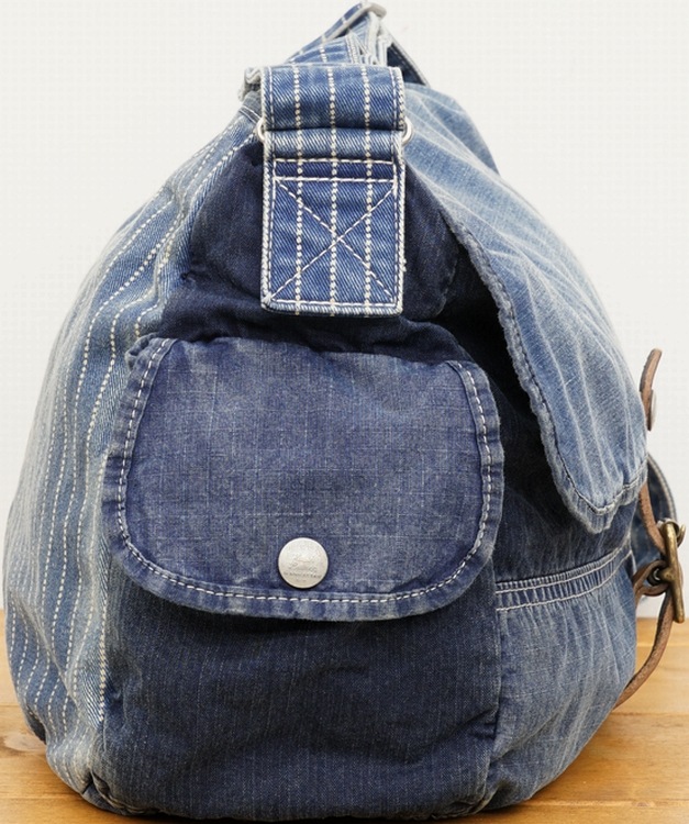 (���֥륢���륨��) RRL �������� ����ǥ��� �ѥå���� ��å��󥸥㡼 �Хå� Indigo Patchwork Messenger Bag