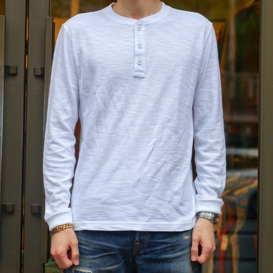 FAHERTY BRAND (եƥ ֥) ꥫåȥ إ꡼ ۥ磻  Slub Cotton Henley White