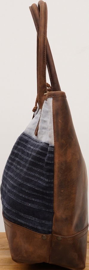 (Will Leather Goods) ������ �쥶�����å� ����ǥ��� �Хƥ��å� �ȡ��� �Хå� No.6 The Indigo Batik Tote