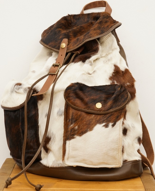 (���֥륢���륨��) RRL �����ꥢ��쥶�� ������ �إ� ���å����å� ��� Calf Hair Rucksack No.��