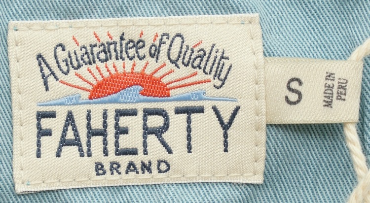 FAHERTY BRAND (�ե���ƥ� �֥���) �������ȥ��� Sun Washed �ݥ������ ���������� ��� Polo turquoise