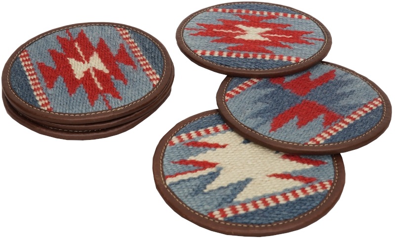 (���֥륢���륨��) RRL �꿥�� �ϥ�ɥ����֥� �ͥ��ƥ��� �饰 �쥶�� ���������� Hand Woven Leather Coaster