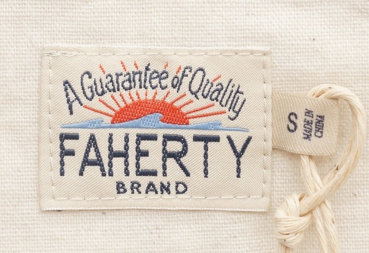FAHERTY BRAND (եƥ ֥) Ⱦµ إ꡼ ۥ磻 ŷܥ  Short Sleeve Heather Henley White