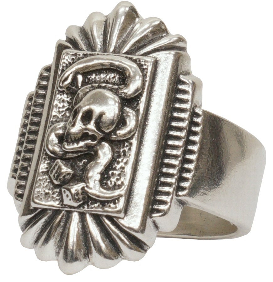 LHN Jewelry(���륨�������̥��奨�꡼) �ϥ�ɥᥤ�� Born To Loose ��������� ����С� ������ ��� ��� ��ǥ����� ��˥��å��� Silver Ring