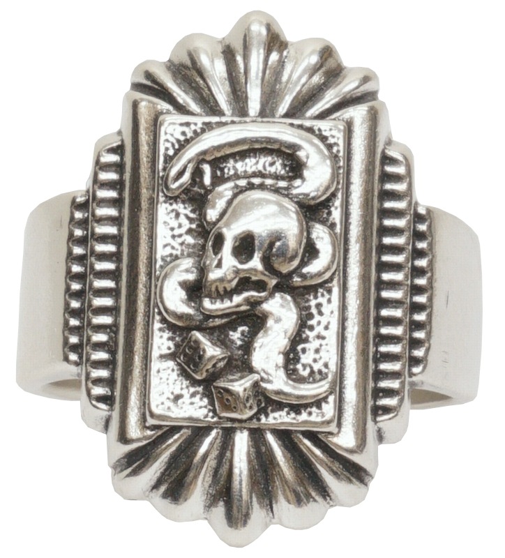LHN Jewelry(���륨�������̥��奨�꡼) �ϥ�ɥᥤ�� Born To Loose ��������� ����С� ������ ��� ��� ��ǥ����� ��˥��å��� Silver Ring