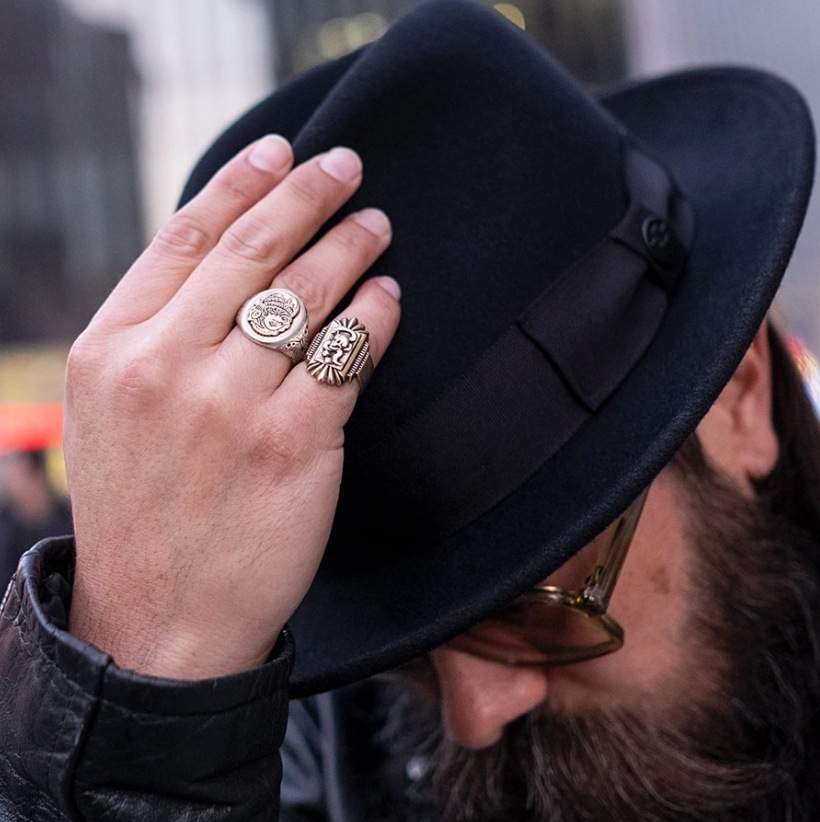 LHN Jewelry(���륨�������̥��奨�꡼) �ϥ�ɥᥤ�� Born To Loose ��������� ����С� ������ ��� ��� ��ǥ����� ��˥��å��� Silver Ring