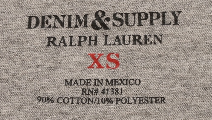 ���ե������ Denim&Supply �ǥ˥�����ץ饤������ ����֥�� T����� ���졼 ���