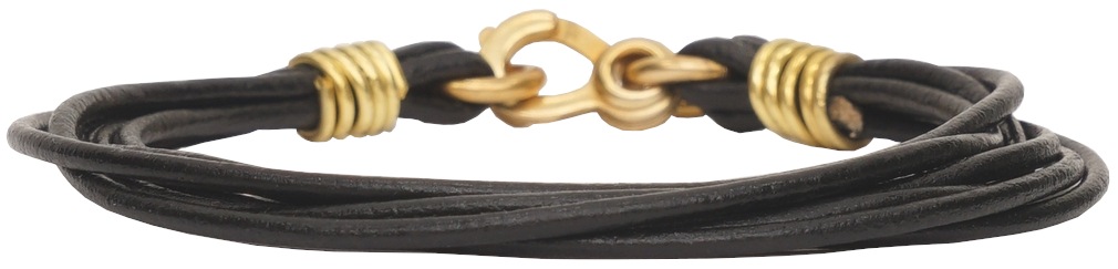 LHN Jewelry(���륨�������� ���奨�꡼) �ƹ��� �ϥ�ɥᥤ�� �쥶�� x ��� Strand �ܳ� �֥쥹��å� Bracelet