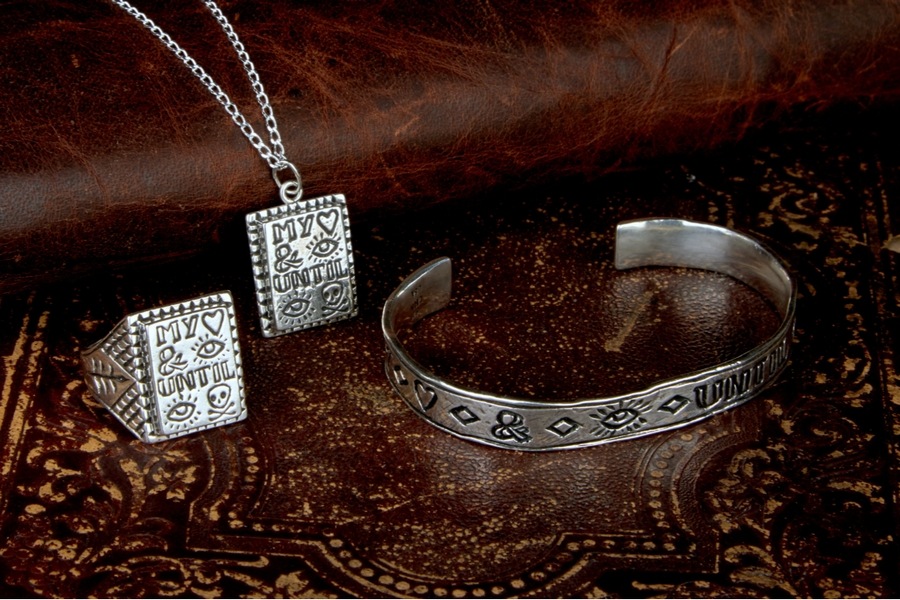 LHN Jewelry(���륨�������� ���奨�꡼) ����ꥫ�� �ϥ�ɥᥤ�� �ͥå��쥹 My heart and I until I die neckless ��˥��å��� ����С��� Silver