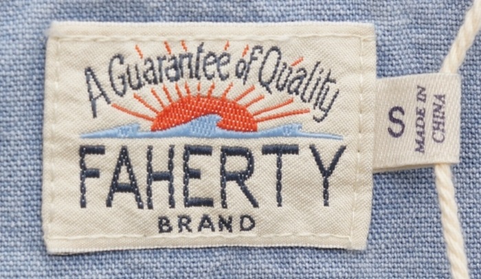 FAHERTY BRAND (�ե���ƥ� �֥���) �������� �ߥǥ����०���å��� �ܡ����� �ݥ������ ����ǥ��� ���