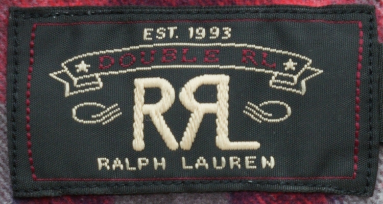 ダブルアールエル) RRL プラッド フランネル キャンプ シャツ レッド