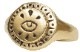 LHN Jewelry(륨 奨꡼) ꥫ ϥɥᥤ Small All Seeing Eye    ǥ ˥å Brass Ring