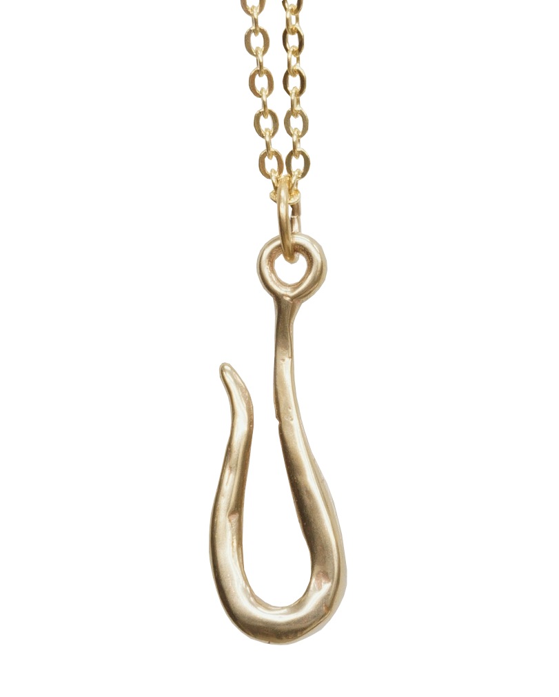 LHN Jewelry(륨 奨꡼) ꥫ եå ͥå쥹 ϥɥᥤ Hook Neckless  ˥å ץ쥼  Brass