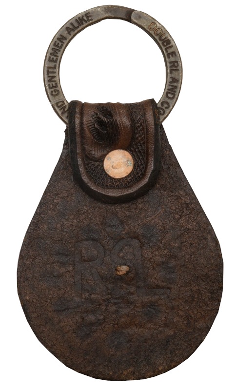 (���֥륢���륨��) RRL �ġ���� �쥶�� ������� �����ե��� Tooled Leather Key Fob