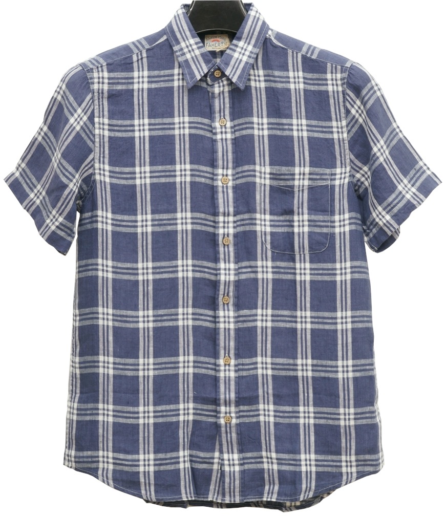 FAHERTY BRAND (�ե���ƥ� �֥���) ��ͥ� Ⱦµ �����å� ����� �ե����ǥ� �ͥ��ӡ� ���