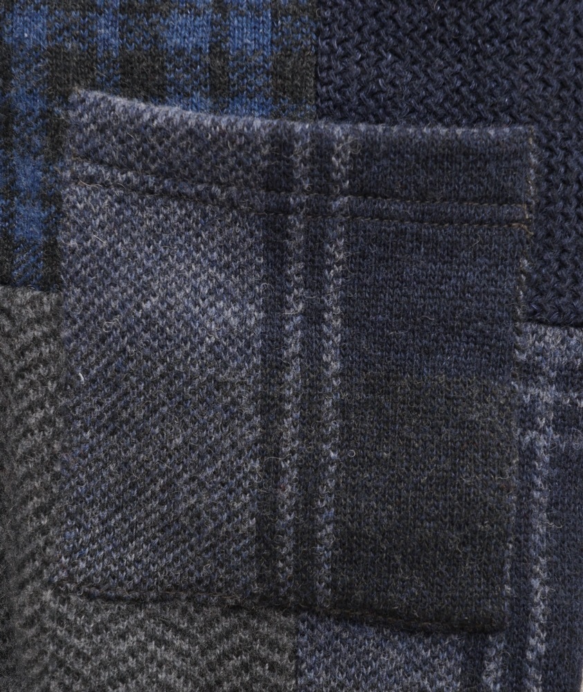 (���֥륢���륨��) RRL ����ǥ��� �ѥå���� �����ǥ����� �������� �����ߥ� �֥��� ��� Indigo Patchwork Cardigan