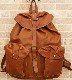 (���֥륢���륨��) RRL Riley �쥶�� ���å����å� ���� Leather Rucksack Tan