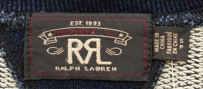 (֥륢륨) RRL ǥ åȥ å  ȥ졼ʡ   Indigo Cotton Sweatshirt