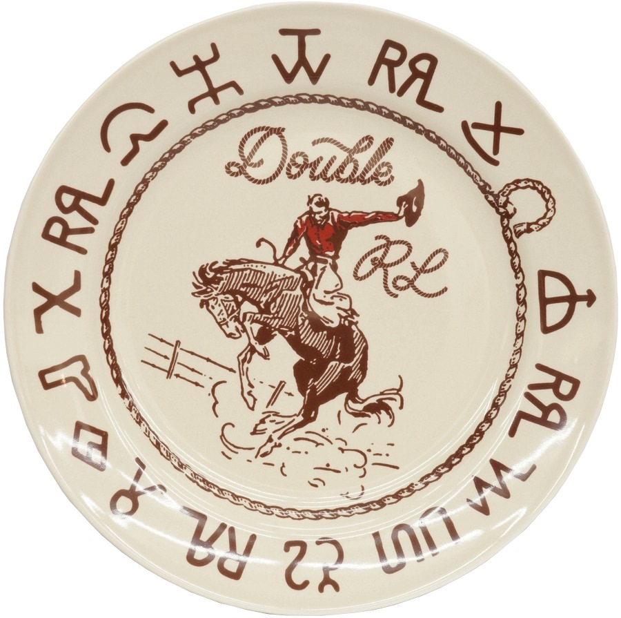 (���֥륢���륨��) RRL ���ǥ� �����٥˥� �ץ졼�� Rodeo Souvenir plate