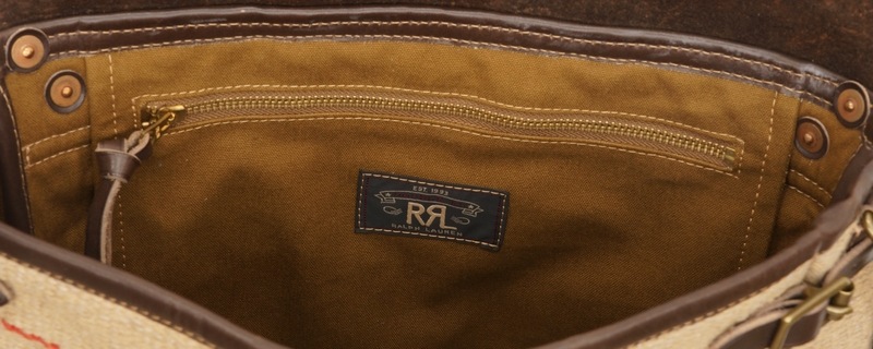 (���֥륢���륨��) RRL �쥶�� �ϥ�ɥ����֥� �饰 �������� �Хå� �ͥ��ƥ��� Hand Woven Leather Bag