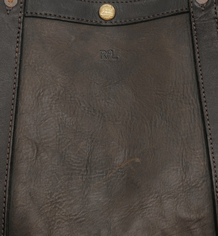 (���֥륢���륨��) RRL �����ꥢ��쥶�� �ϥꥹ �ȡ��� �֥�å� Leather Harris Tote