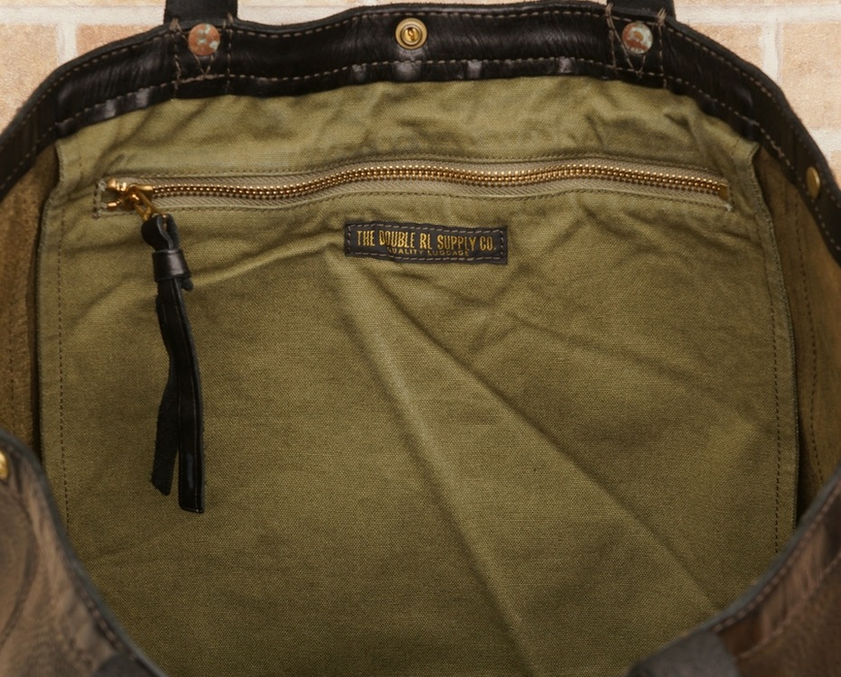 (���֥륢���륨��) RRL �����ꥢ��쥶�� �ϥꥹ �ȡ��� �֥�å� Leather Harris Tote