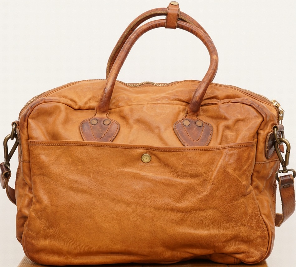 (���֥륢���륨��) RRL ���ǥ� �����ꥢ�� �쥶�� ������ �֥꡼�ե����� �Хå� ��� Leather Cargo Briefcase