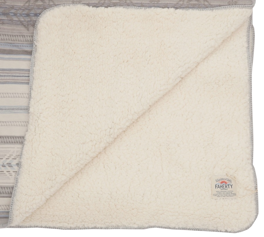 FAHERTY BRAND (ファリティ ブランド) オーガニックコットン Sherpa ブランケット ネイティブ柄 Jnesko