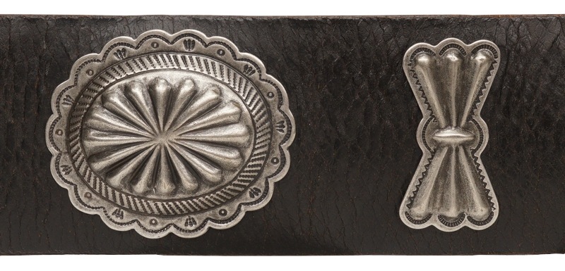 (���֥륢���륨��) RRL �����ꥢ�� �쥶�� ������� �٥�� ��� Leather Concho Belt