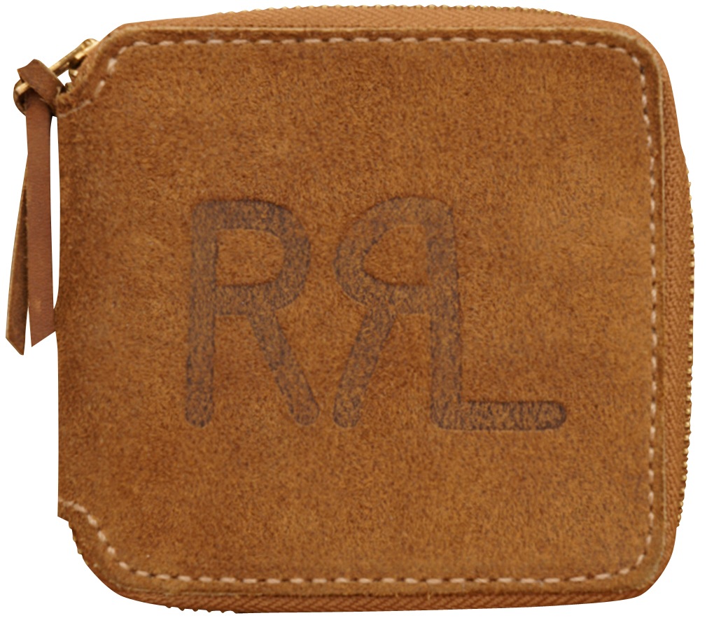 (֥륢륨) RRL ƹ ե 쥶 å å Roughout Leather Zip Wallet