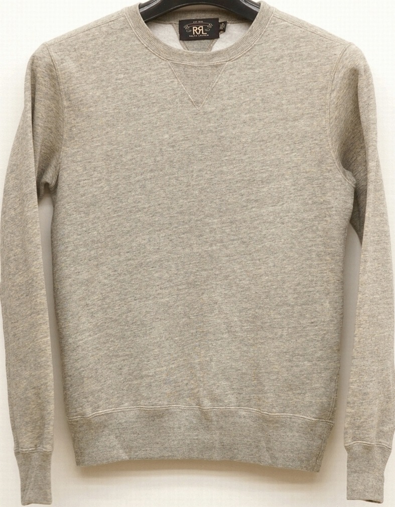 ダブルアールエル Rrl ピマコットン ブレンド フリース スウェット トレーナー グレー メンズ Cotton Blend Fleece Sweatshirt Grey ｒｒｌ トップス Garyu ラルフローレン Rrl通販サイト