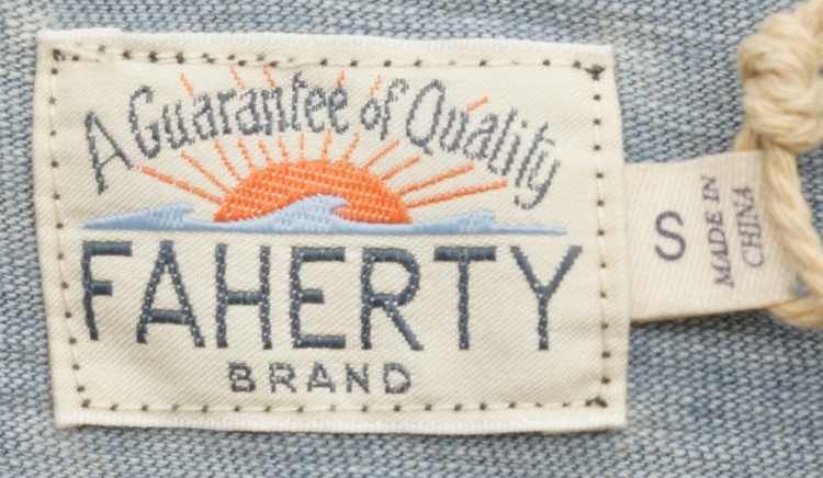 FAHERTY BRAND (�ե���ƥ� �֥���) �������� ����ǥ��� �ݥ��å� T����� ������ơ��� ������ �ܡ����� ���