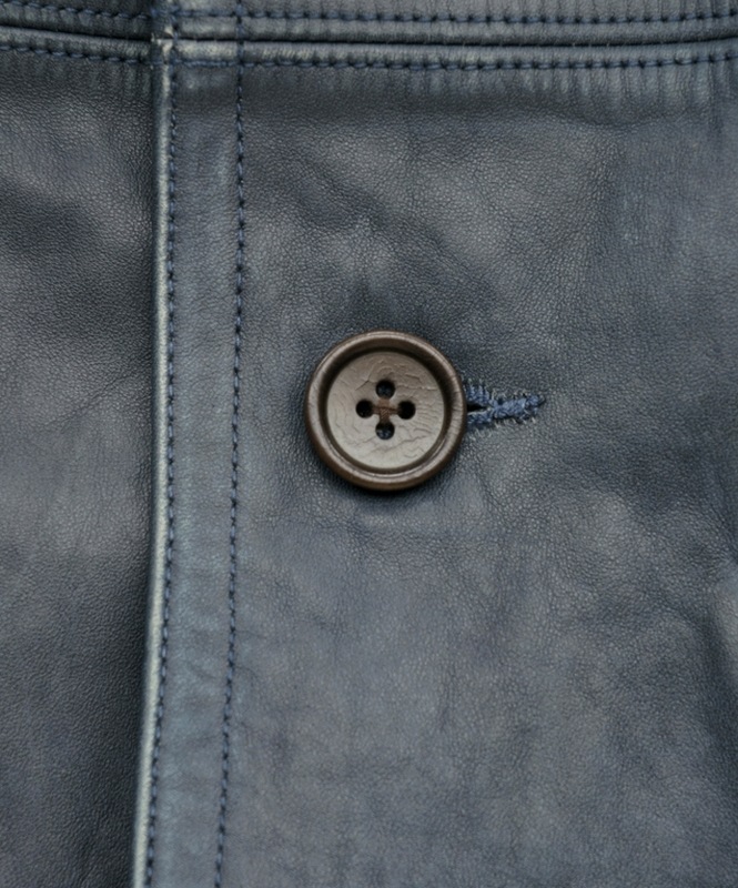 (֥륢륨) RRL  쥶 㥱å  ǥ  Indigo Herren Leather Jacket