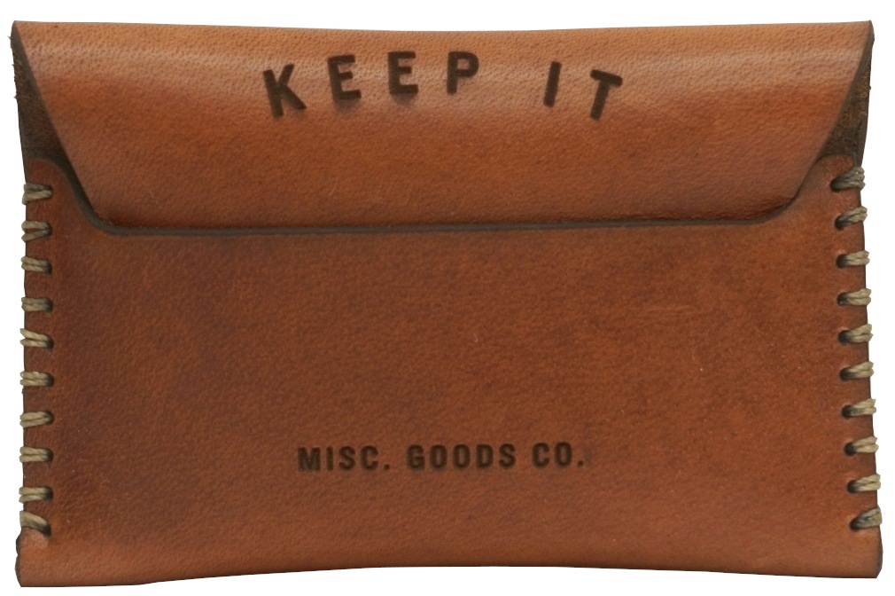 Misc. Goods Co. �쥶�� �����ɥ����� ������å� V.2 �饤�ȥ֥饦�� ����ꥫ�� ��� ��˥��å��� Leather Wallet