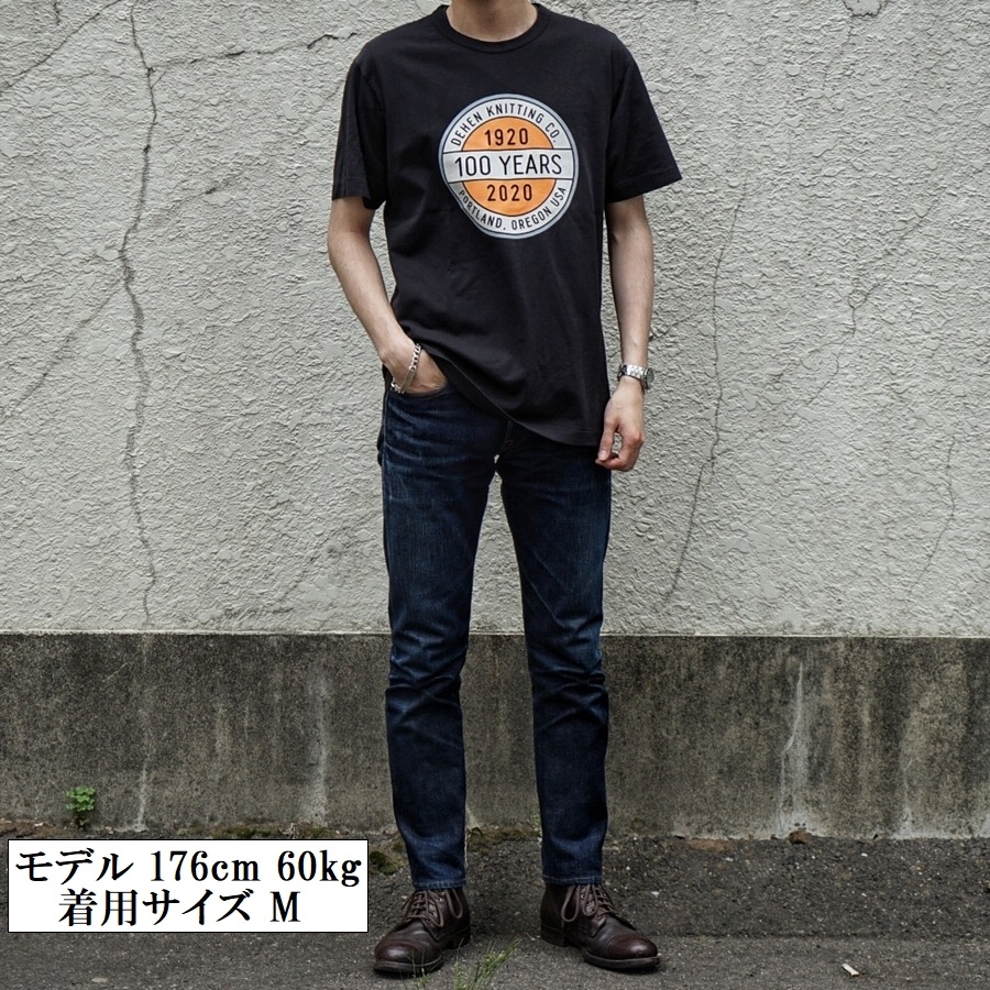 Dehen 1920(�ǡ��إ�) �϶�100��ǯ ���� ����ꥫ�� ���� �ץ��� T����� ���꡼�� 100 Year Anniversary Seal Tee Natural