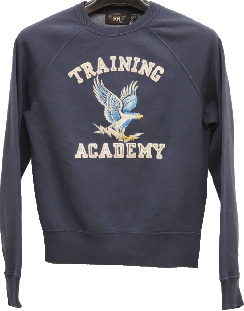 ダブルアールエル) RRL コットン ブレンド フリース スウェット