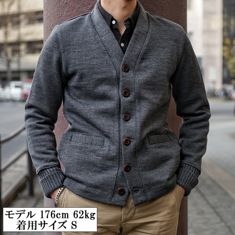 Dehen 1920(�ǡ��إ�) ���饷�å� �����ǥ����� ���ߤ� ���㥳���� ��� ����ꥫ�� Classic Cardigan Charcoal Heather