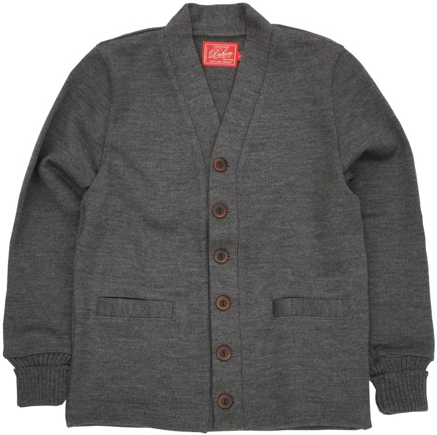 Dehen 1920(�ǡ��إ�) ���饷�å� �����ǥ����� ���ߤ� ���㥳���� ��� ����ꥫ�� Classic Cardigan Charcoal Heather