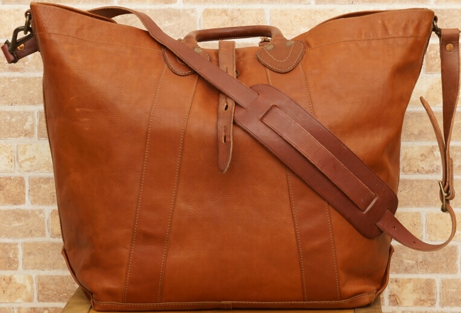 (���֥륢���륨��) RRL �����ե����� ����֥�� �����ꥢ��쥶�� �ȡ��ȥХå� Tumbled Leather Tote