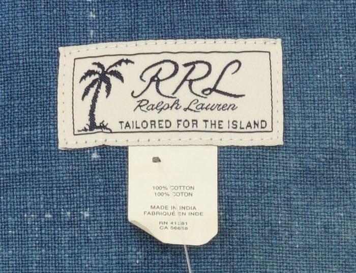 (���֥륢���륨��) RRL ����ǥ��� ���åȥ� �ӡ��� �֥�󥱥å� �������� ��� ��ǥ����� ��˥��å��� Indigo Cotton Beach Blanket