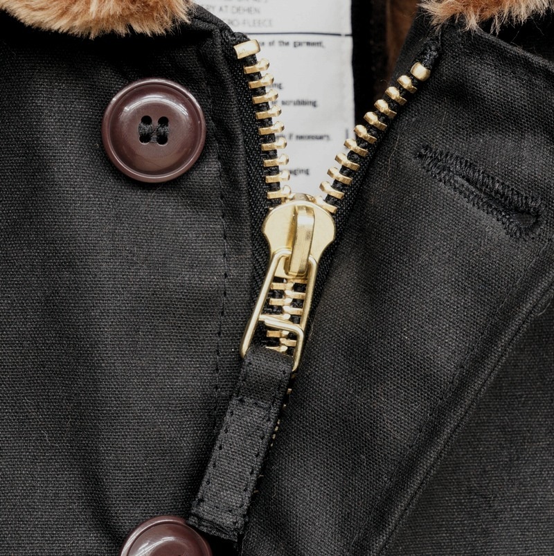 Dehen 1920(�ǡ��إ�) N-1 �ǥå� ���㥱�å� �֥�å� ��� Black / Kodiak ����ꥫ�� Deck Jacket