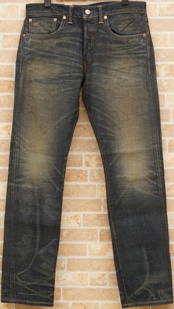 ダブルアールエル) RRL 日本製デニム スリムフィット Belridge 