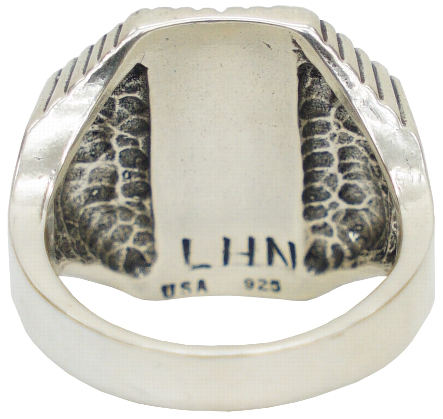 LHN Jewelry(���륨�������� ���奨�꡼) �ƹ��� �ϥ�ɥᥤ�� ����С� x ��ԥ� ����ڥǥ����� ��� ����С� Carpe Diem Ring Silver Lapis