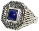 LHN Jewelry(���륨�������� ���奨�꡼) �ƹ��� �ϥ�ɥᥤ�� ����С� x ��ԥ� ����ڥǥ����� ��� ����С� Carpe Diem Ring Silver Lapis