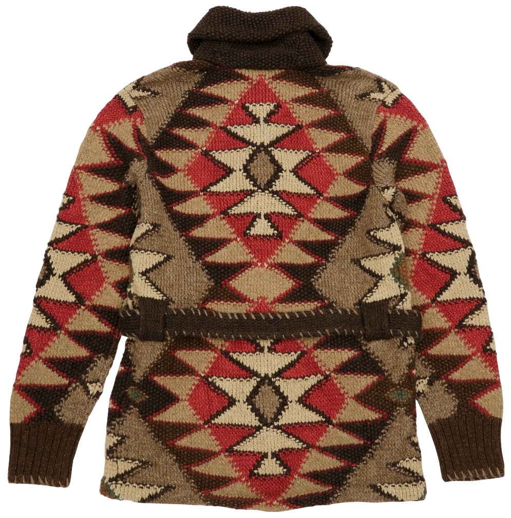 (���֥륢���륨��) RRL �ϥ�ɥ˥å� �٥�ƥå� ���� ���硼�� �����ǥ����� �֥饦�� ���Ԥ� ��� Hand Knit Ranch Shawl Cardigan