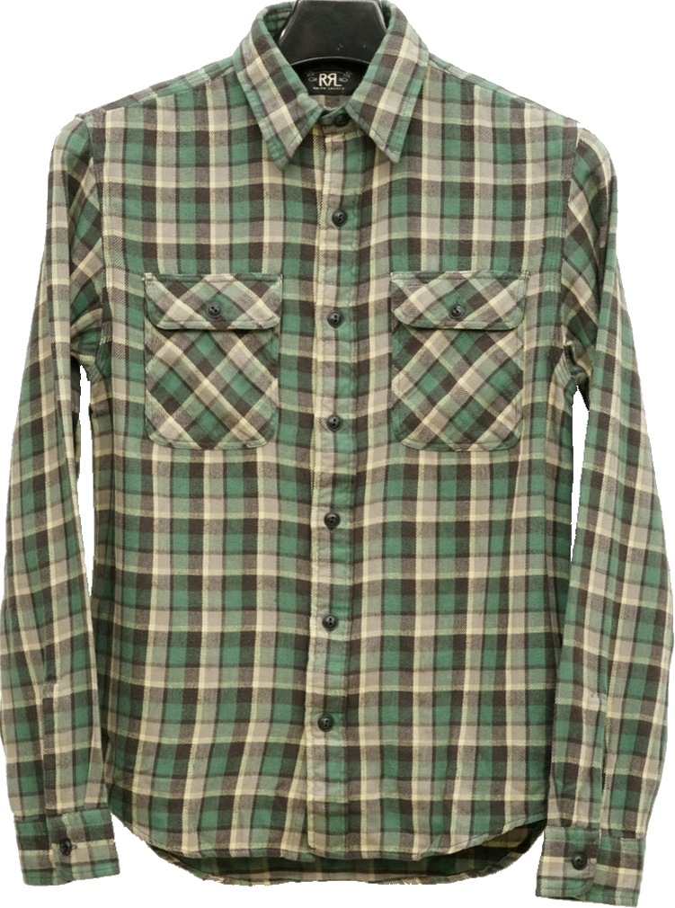 (֥륢륨) RRL ޥåȥå ץå åȥ  ꡼  Matlock Plaid Cotton Workshirt