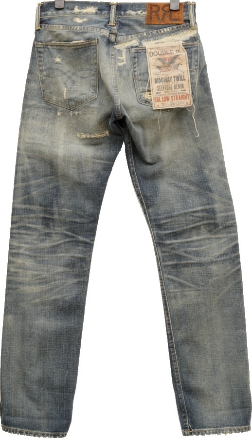 (֥륢륨) RRL ǥ˥ Edgerton Wash ȥ졼   Low Straight Selvedge Jean
