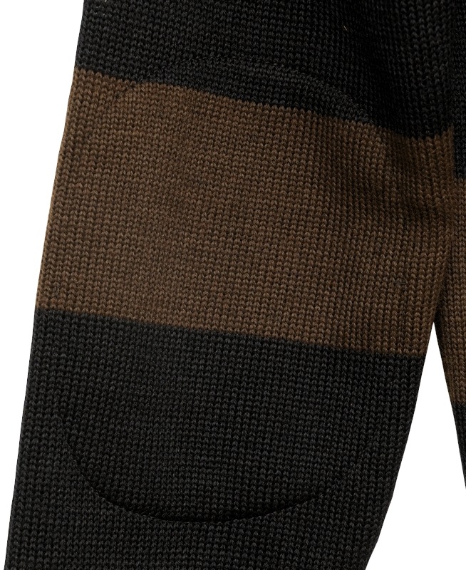 Dehen 1920(�ǡ��إ�) ���ȥ饤�� �ܡ����� �������� �֥�å� x �֥饦�� ��� ����ꥫ�� Striped Naval Crew 2.0 Black / Brown