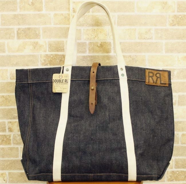 RRL / ダブルアールエル 「Rigid denim tote」 リジッド デニム トート