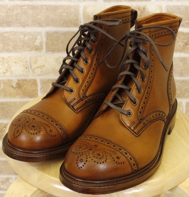 RRL / ダブルアールエル BOWERY BROGUE BOOTS バワリーブローグブーツ